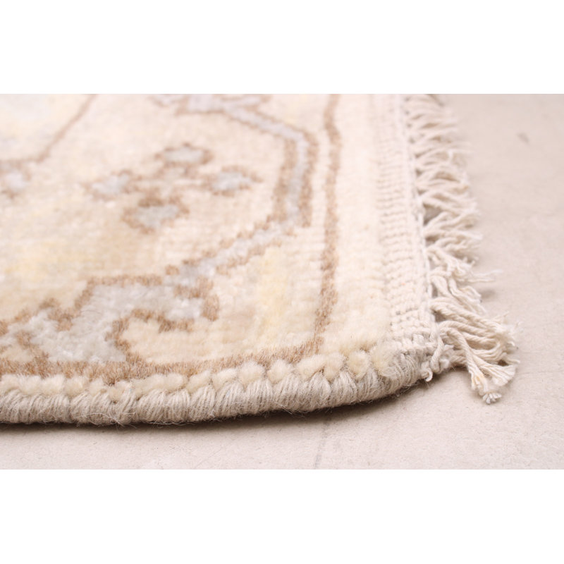 Tapis kaki royal clair Oushak 2 pi 6 po x 13 pi 7 po