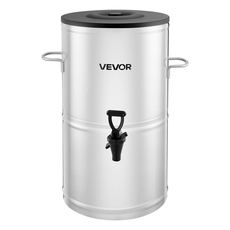 Distributeur de thé glacé 4 gallons / 15 L pour jus de thé glacé café en acier inoxydable 304