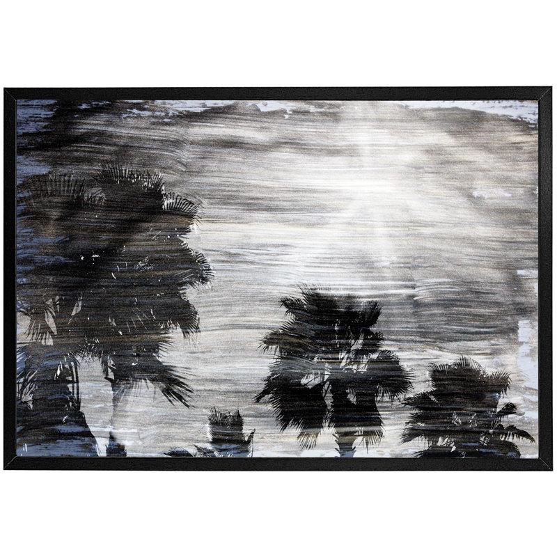 Single Picture Frame Print, Black, 76cm H x 114cm W x 4cm D