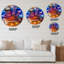 Color Fusion V - Horloge murale moderne-60327935
