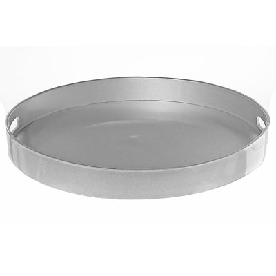 Round Serving Tray With Handle