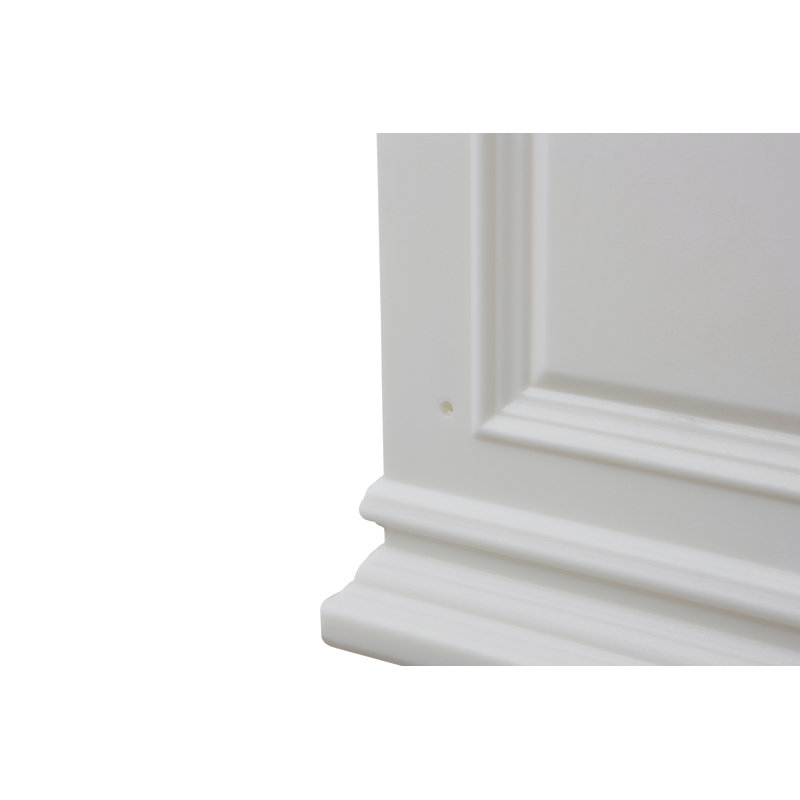 White Large Rectangular Self-Watering Outdoor Planter Box
