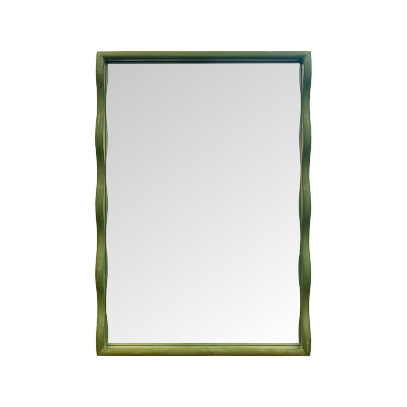 Miroir festonné Willow, Vert