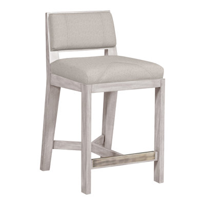 Scoville By Thom Filicia Upholstered Bar Stool with Solid Wood Frame