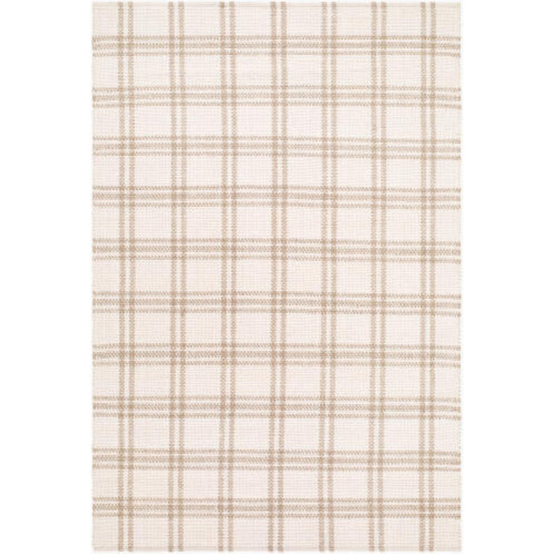 Nader Handmade Rug, Rectangle 5' x 7'6", Ivory/Brown