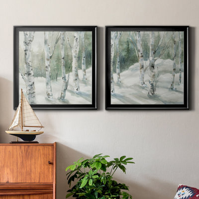 " Winter Wonderland I " 2 - Pieces Painting Print
