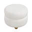 Chaise contemporaine contemporaine en tissu blanc avec fonction pivotante et tissu pivotant-446744150