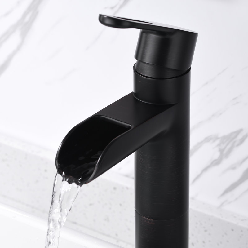 Vessel Sink Bathroom Faucet with Drain Assembly, Oil Rubbed Bronze