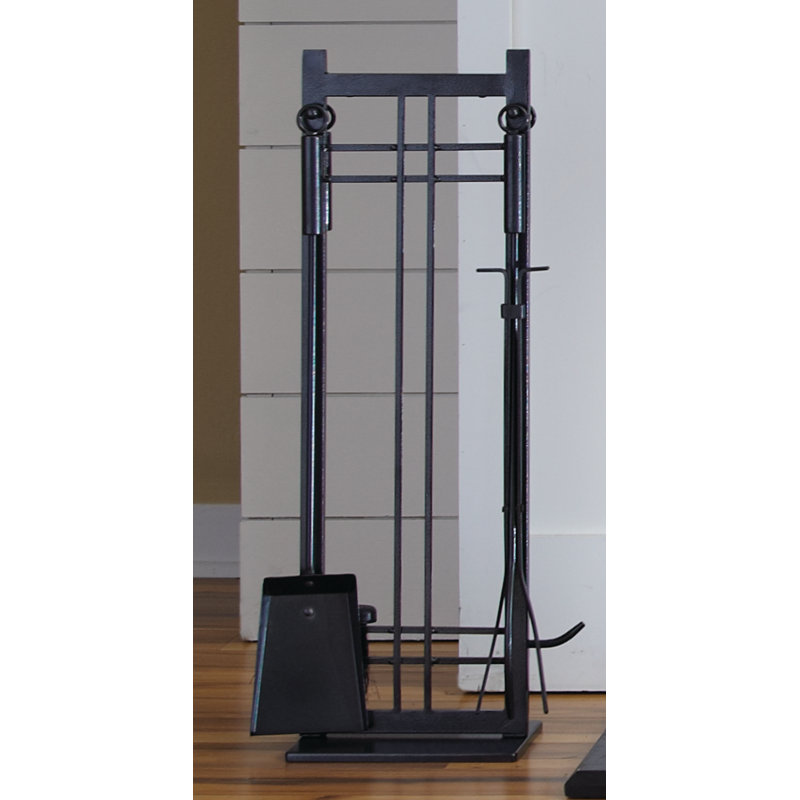 Maratea Steel Fireplace Tool Set