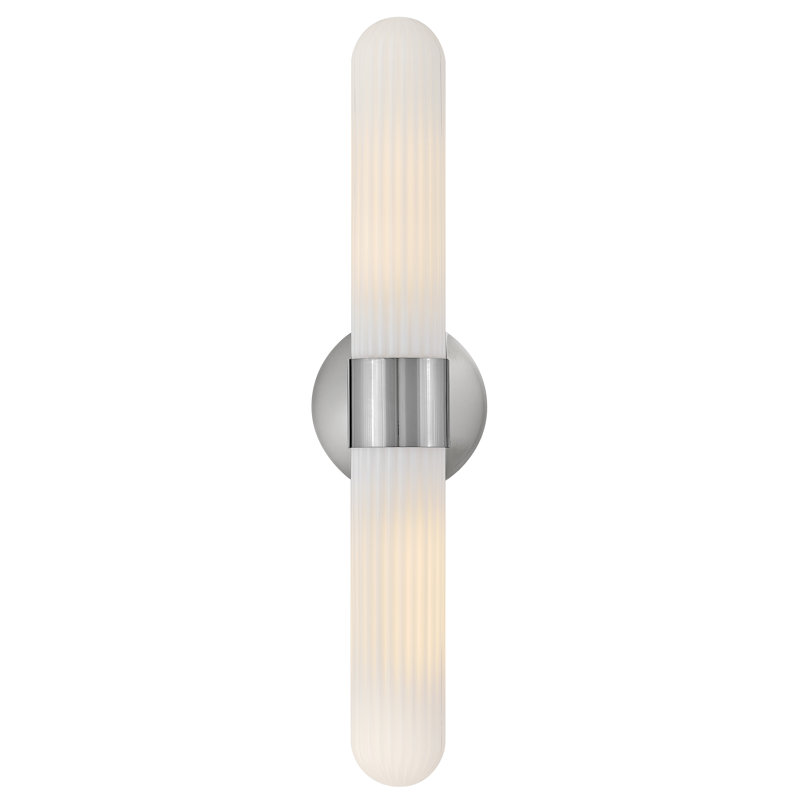 Hinkley Nina Large Two Light Sconce, Chrome