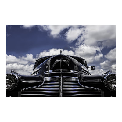 Midnight Legend Classic Car Canvas Wall Art - 40" x 30"