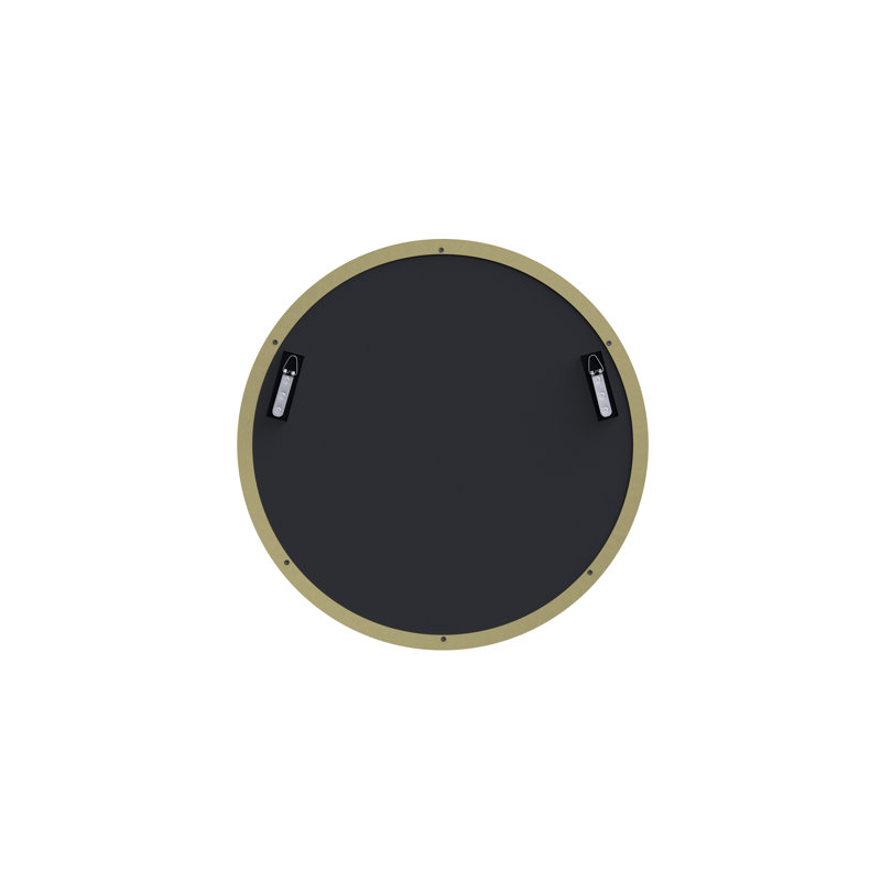 Modern & Contemporary Bathroom/Vanity Mirror, Satin Brass