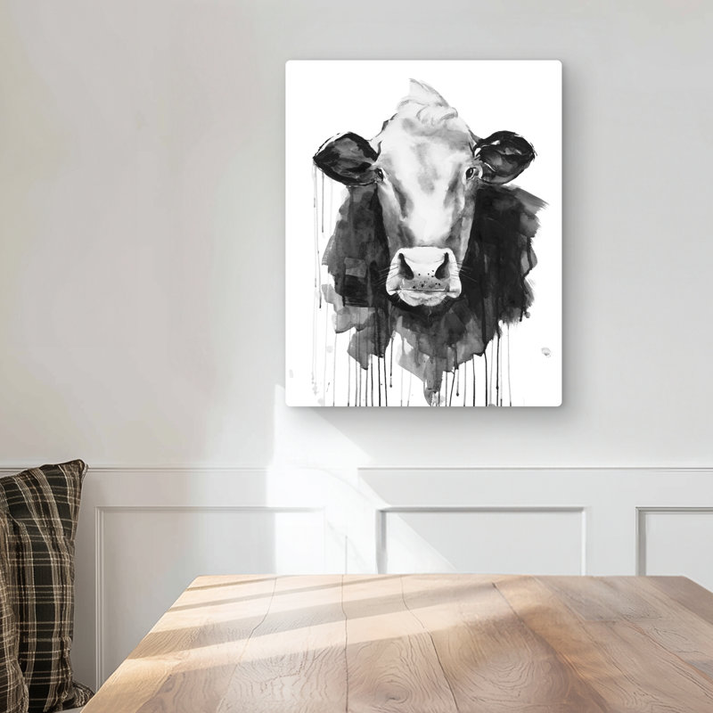 Cow - Rustic Animals Metal Print for Home Decor | Unique Art