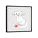 White Cat by Show Me Mars - Gallery-Wrapped Canvas Giclée on Canvas