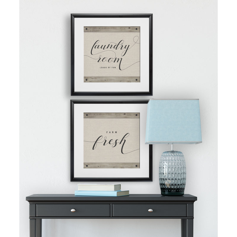 " Laundry Room " 2 - Pieces