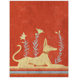 Whippet Panel 1 Painting by Thom Filicia
