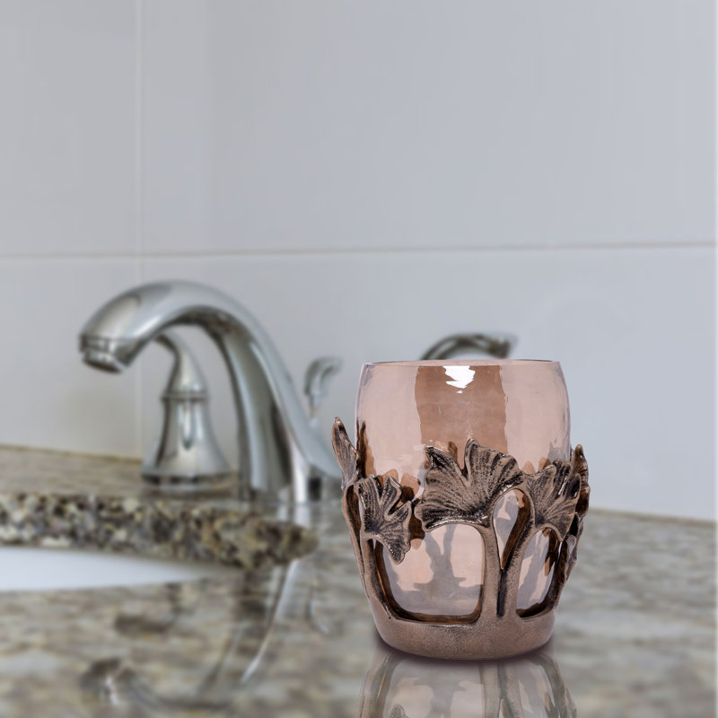 Vase en verre Gingko