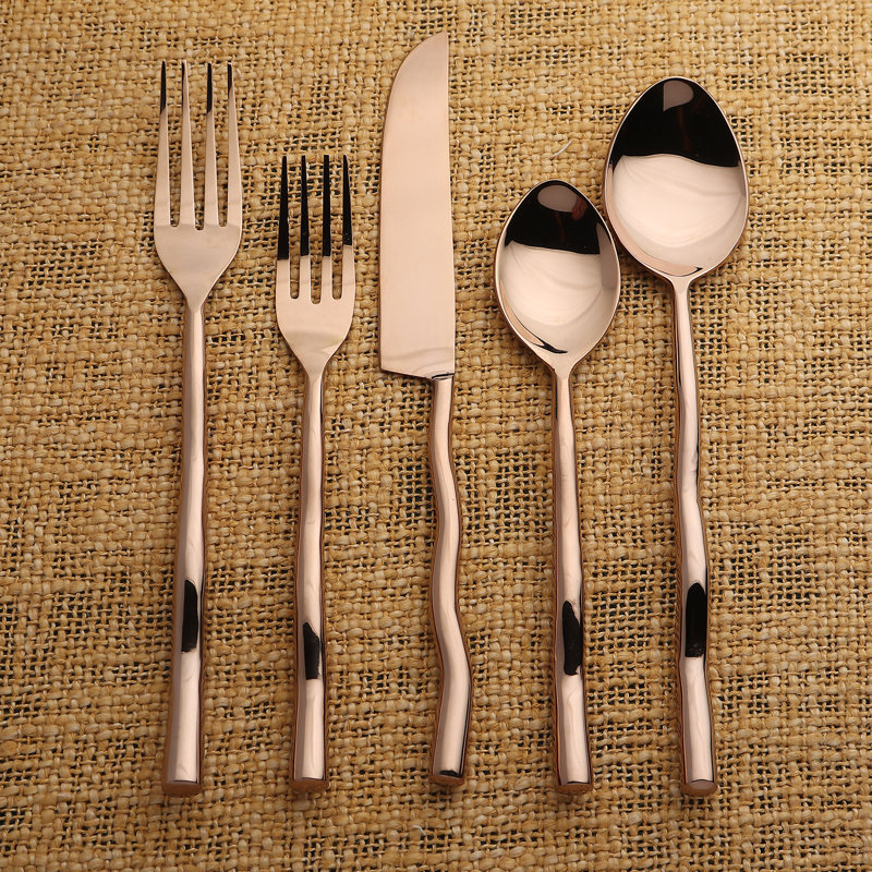Longshore Tides Privett Stainless Steel Flatware Set