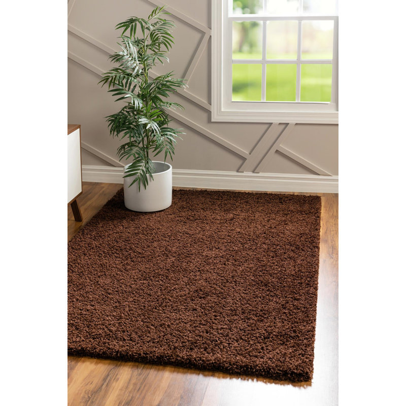 Dejuane Shag Area Rug, Rectangle 66 x 91cm