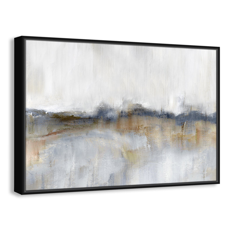 Autumnal Tide by Nan - Floater Frame Print on Canvas, 25.5" H x 37.5" W, Espresso