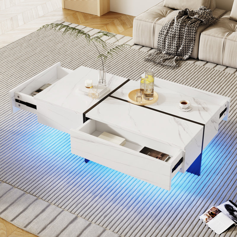 Frame Coffee Table with Storage
