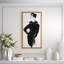 Red Gloves' Framed Print on Glass