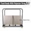 Chariot de table industriel pliable avec capacité de charge de 1500 lb et chariot à roulettes
