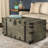 Destino Solid Wood Top Single Coffee Table-1021937500-1021937496