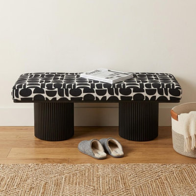 Banc Sonila noir et blanc