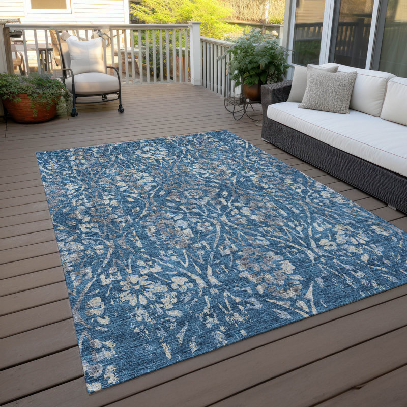 Tapis intérieur / extérieur Maliana, Rectangle 8 pi x 10 pi