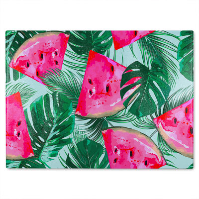 Watermelon Glass Chopping Board