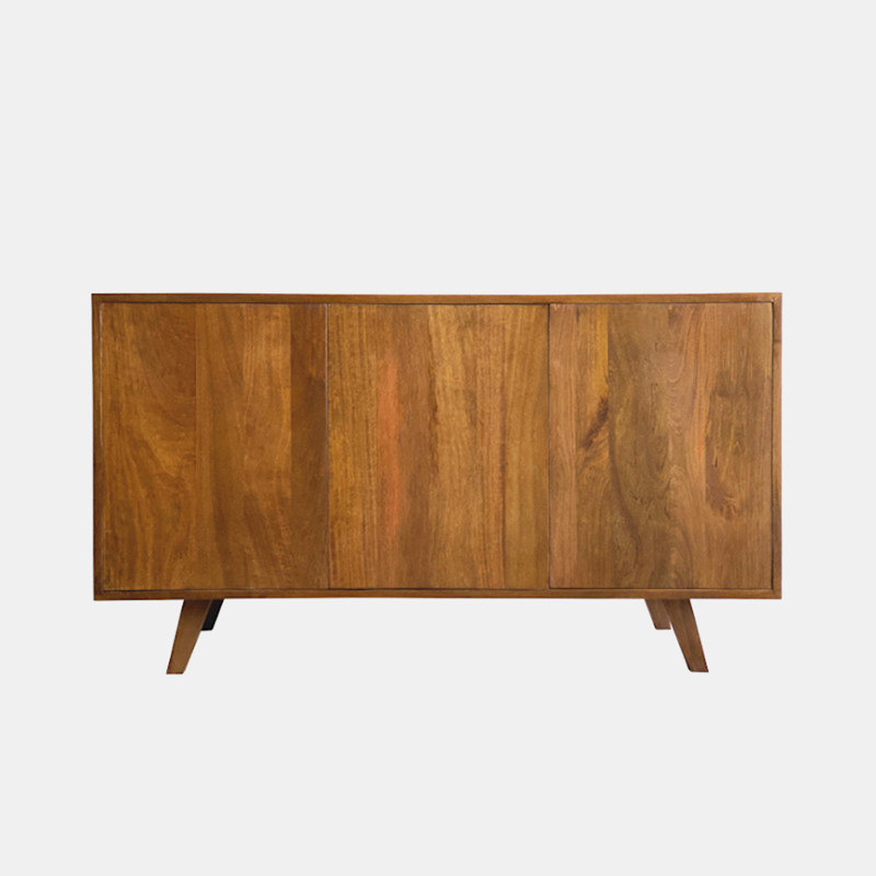 Alezae 120cm Solid Wood Sideboard, Natural