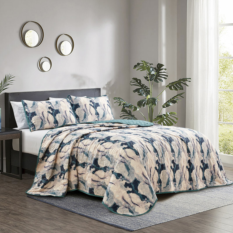 Riva Luxury  3 Piece Bedspread, King Bedspread