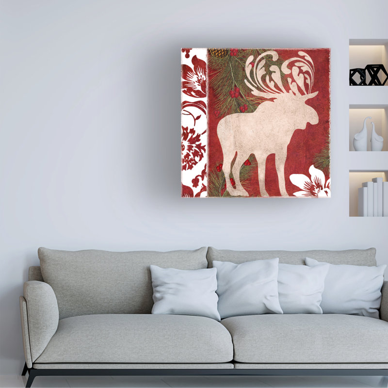 Art sur toile Sasha Forest Christmas Iv, H 14 po x l 14 po