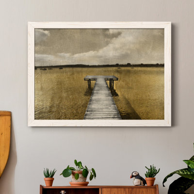 Golden Pier - Single Picture Frame Print