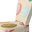 Chaise d'appoint rembourrée multicolore