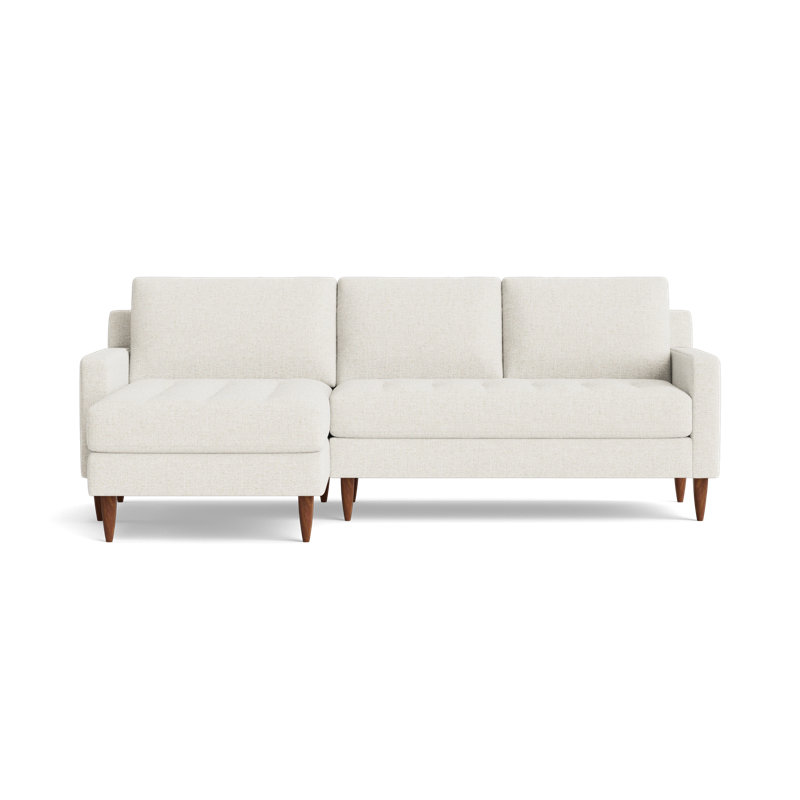 MCM Chaise Sectional, Left Hand Facing, Performance Weave - Natural