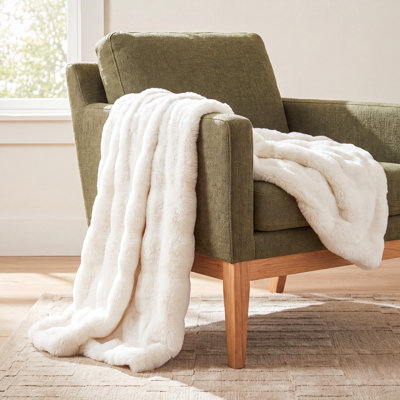 Faux Fur Throw Blanket