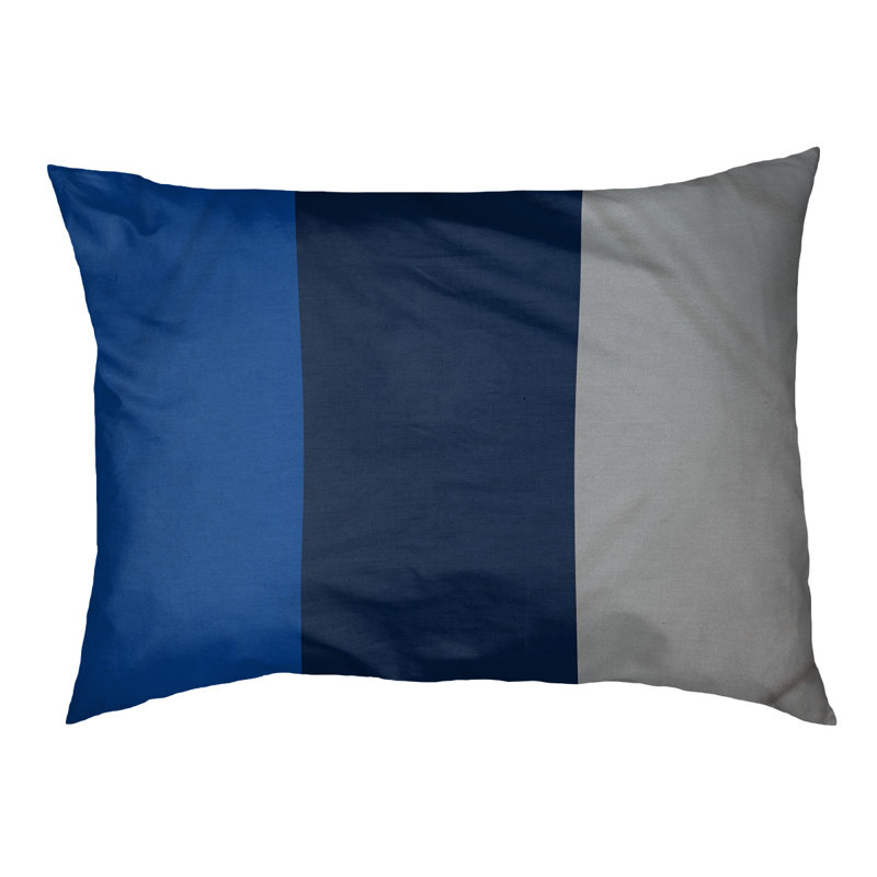 Oreiller rectangulaire New York, Petit (L 18 po x l 28 po), Or / rouge / noir