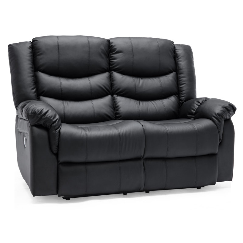 Electric Reclining Living Room Sets, Black