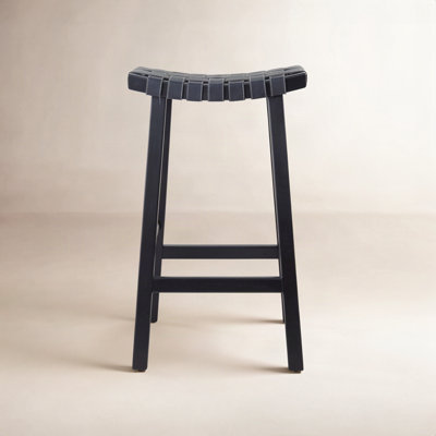 Markus Counter Stool with Solid Wood Frame
