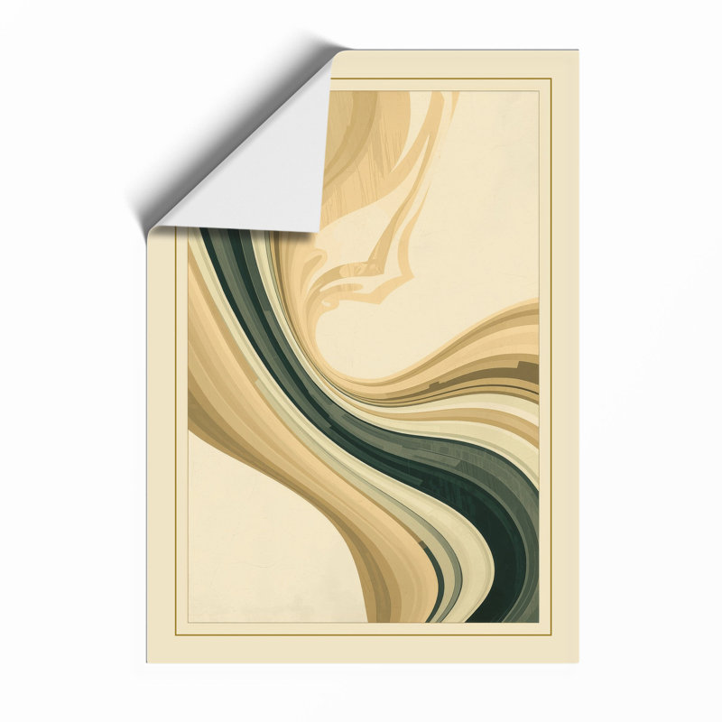 Flowing Abstractions Minimalist - Print, Unframed, A4 - 29.7 x 21.0 cm