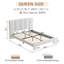 Grand lit plateforme tapissier en lin de 44 po Juanetta-1939394462-1939394457