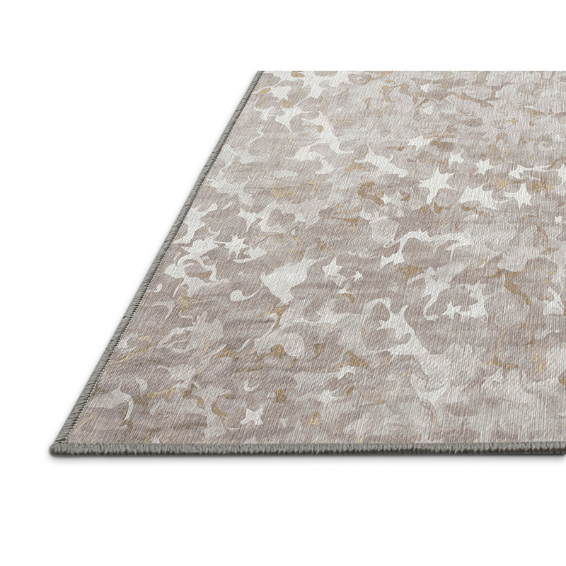 Machine Washable Gray Area Rug