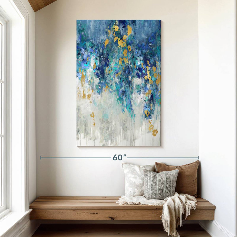 Avery Cascading Blues I, H 48 po x l 32 po