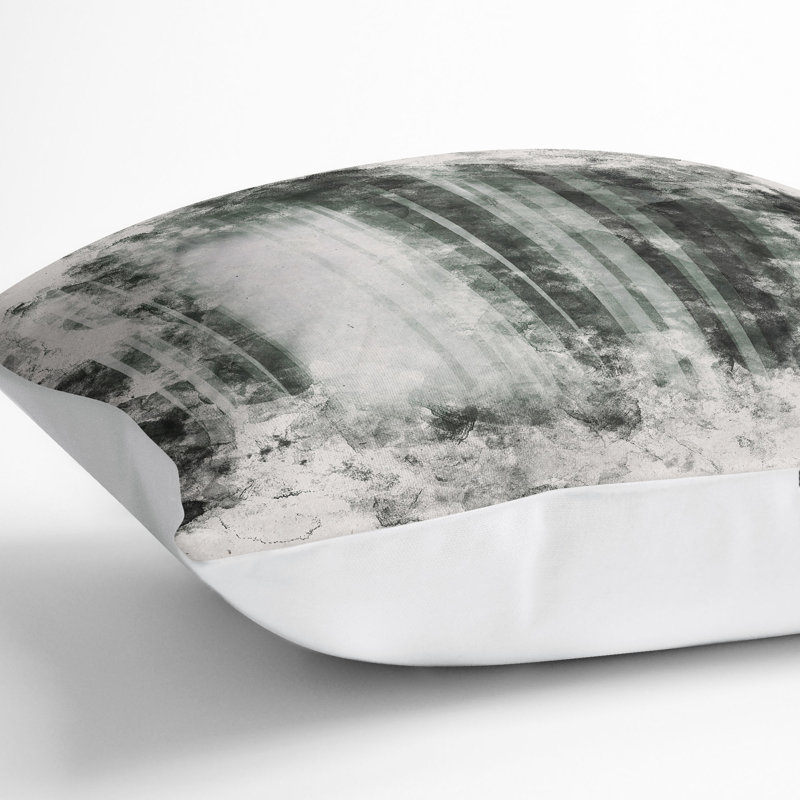 Square Throw Cushion, 40cm H x 40cm W x 15cm D, White