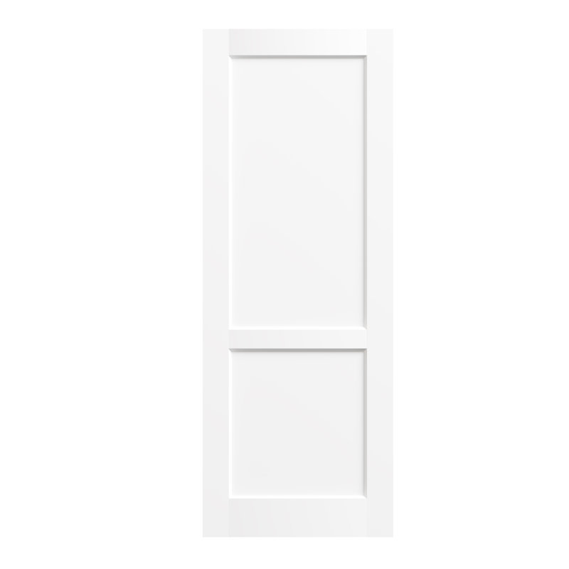 2 portes de garde-manger intérieures standard en bois massif sans quincaillerie, 30 po x 80 po