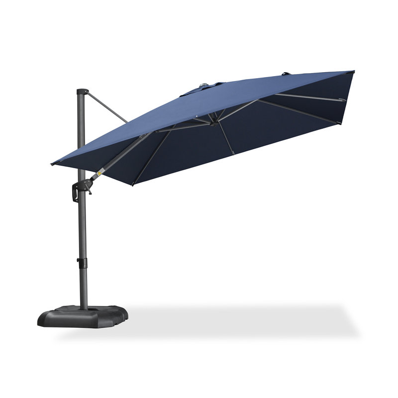 304cm Cantilever Parasol, Navy Blue