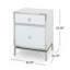 Table de bout moderne blanche