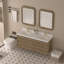 Meuble-lavabo mural avec plateau en marbre d'ingénierie-1402743340-1402743342